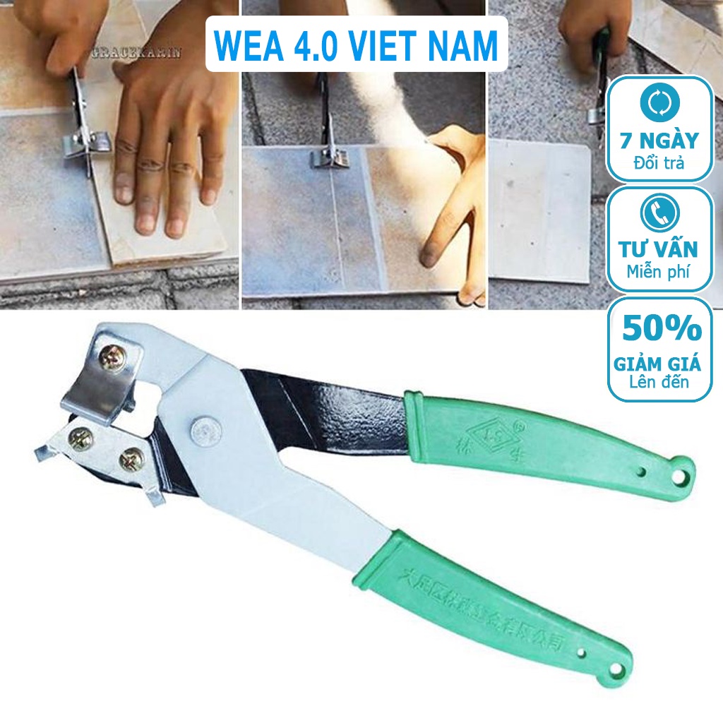 Kìm Chuyên Dụng Cắt Kính, Cắt Gạch Không Bụi, Chịu Lực Tốt - Wea 4.0 Việt Nam
