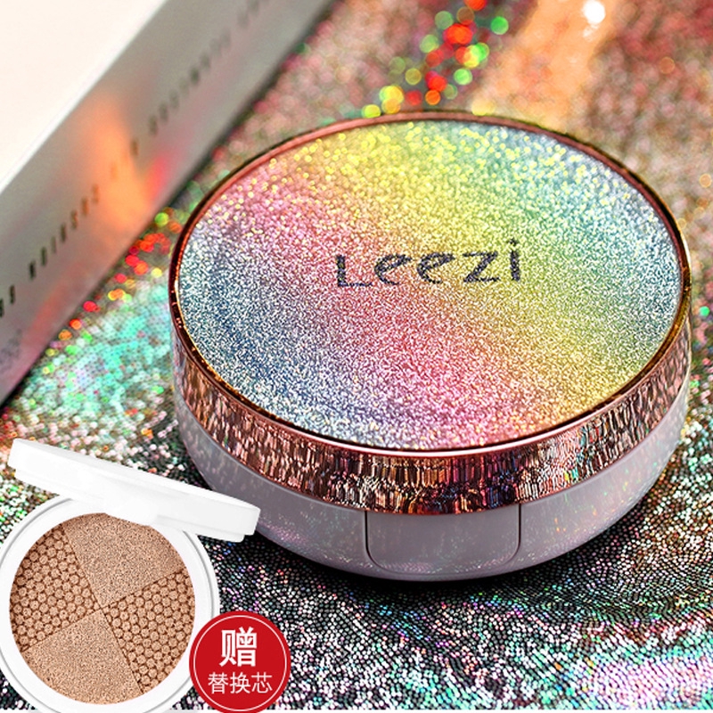 [Hàng mới về] Phấn nước dạng kem BB Leezi dưỡng ẩm che khuyết điểm che giấu lỗ chân lông trang điểm cao cấp
