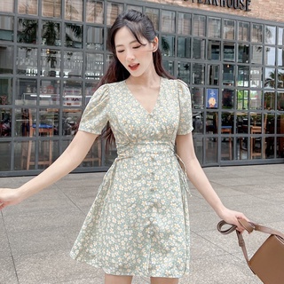 Đầm CADIE - Đầm cổ tim đan eo