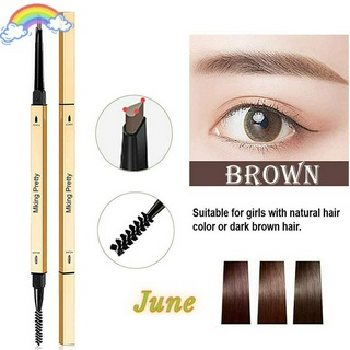 Bút chì kẻ lông mày hai đầu chống thấm nước giữ màu lâu trôi cho nữ