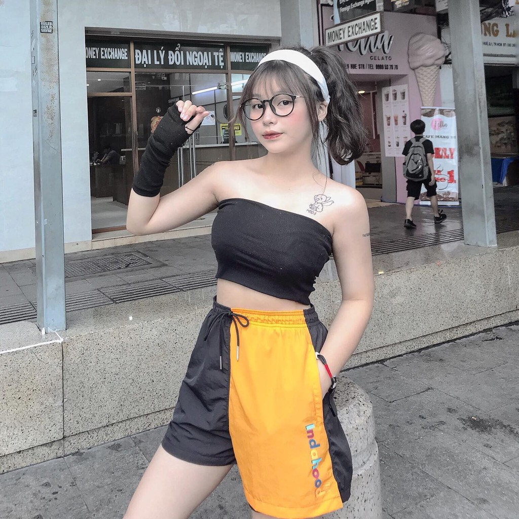 Quần short dù phối màu Colorful INDAHOOD | BigBuy360 - bigbuy360.vn