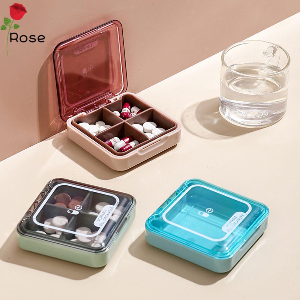 Hộp đựng thuốc mini bằng nhựa nhiều màu tiện lợi cho du lịch