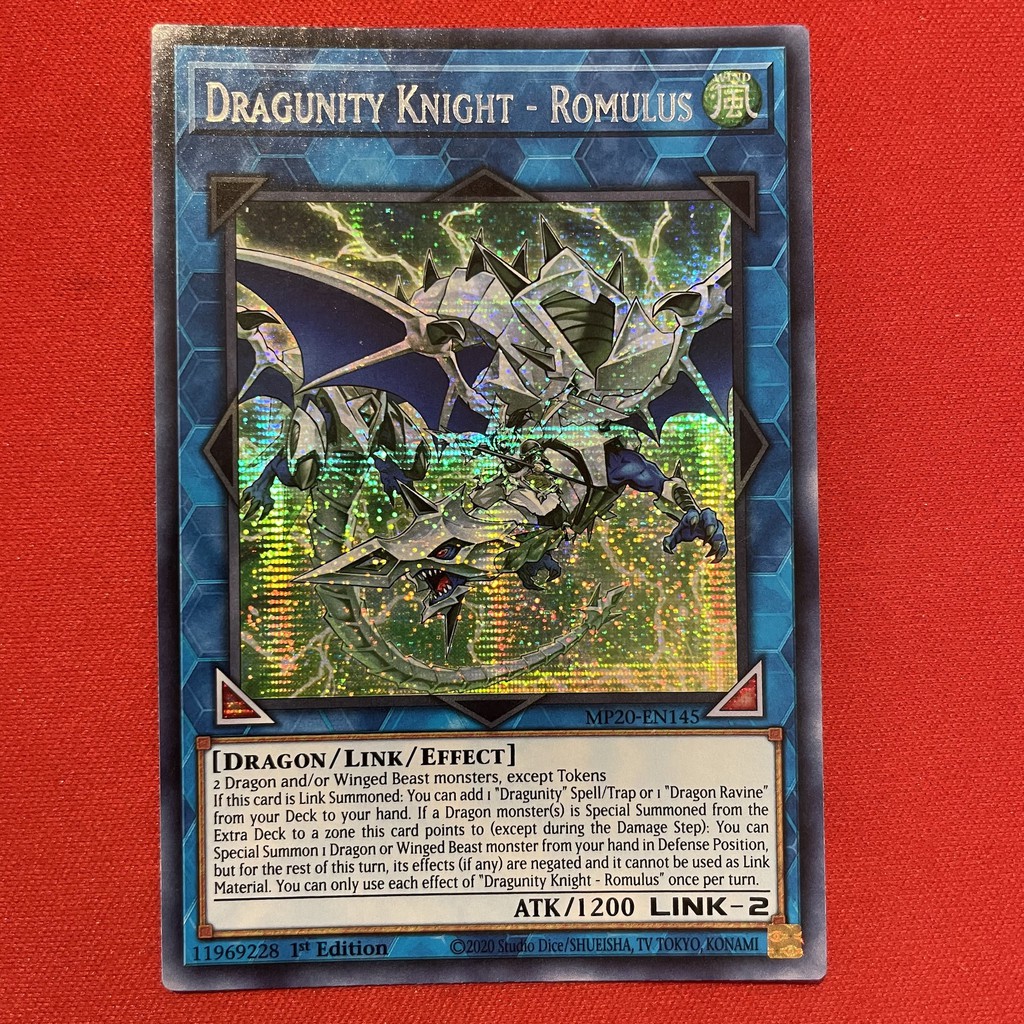 EN]Thẻ Bài Yugioh Chính Hãng] Dragunity Knight - Romulus