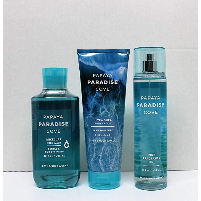 Xịt Thơm Toàn Thân Papaya Paradise Cove Bath And Body Works