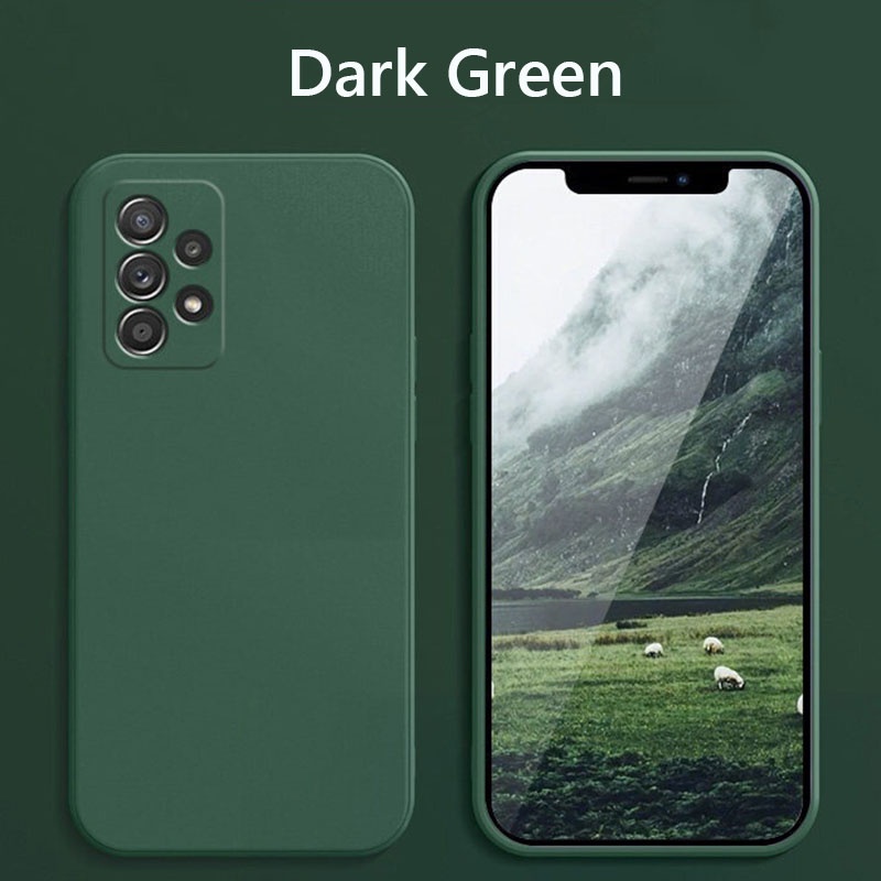Ốp Điện Thoại Silicon Mỏng Màu Trơn Thời Trang Cho Samsung Galaxy A53 A 53 A33 A13 A22S A22 4G 5G A 13