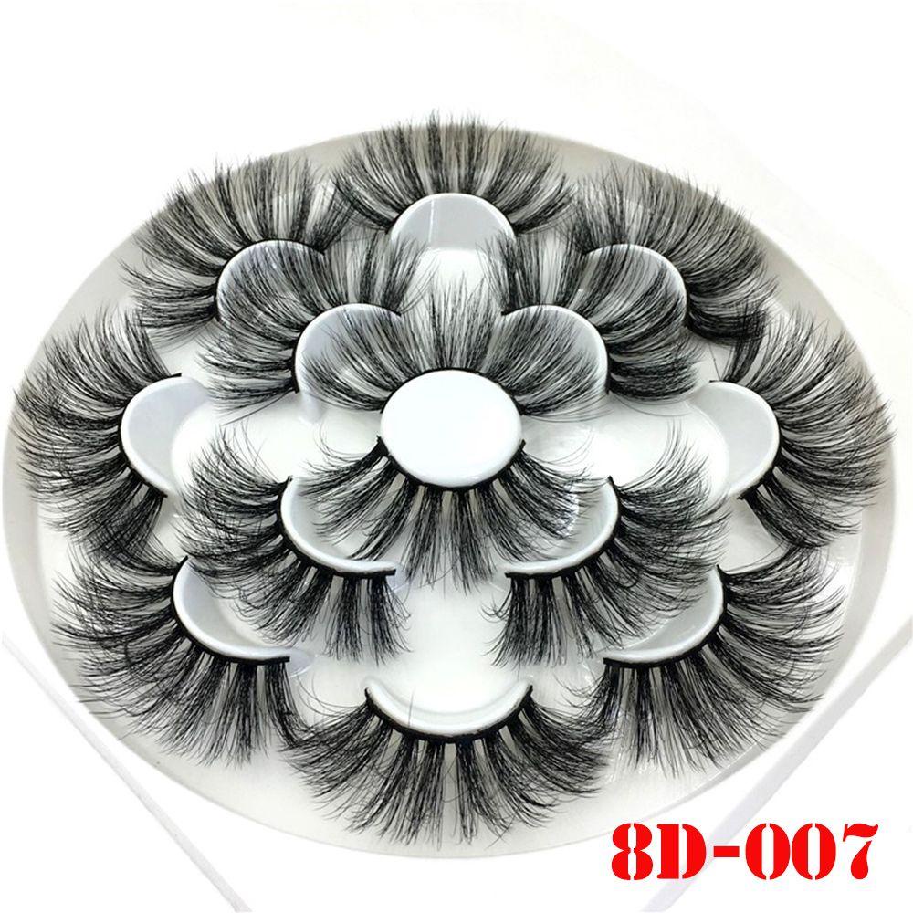 Set 7 Cặp Lông Mi Giả SKONHED Dài 25mm Handmade