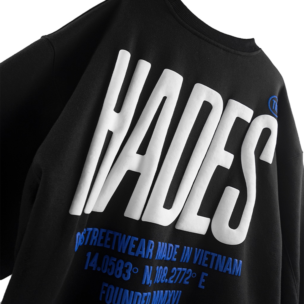 Áo Sweater Tay Dài Vải Nỉ Bông ARTEFACT - HADES Brand Chính Hãng