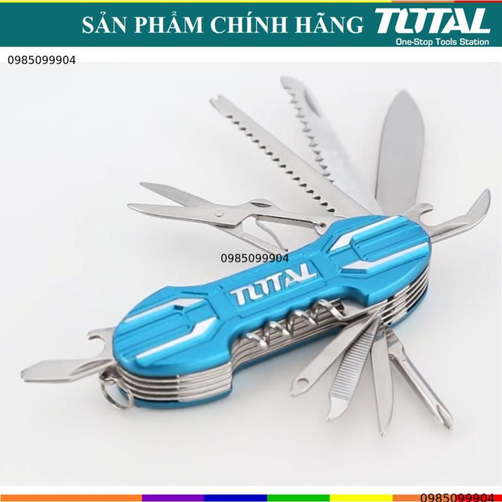 Bộ dao phượt đa năng bỏ túi 15 chức năng TOTAL THMFK0156