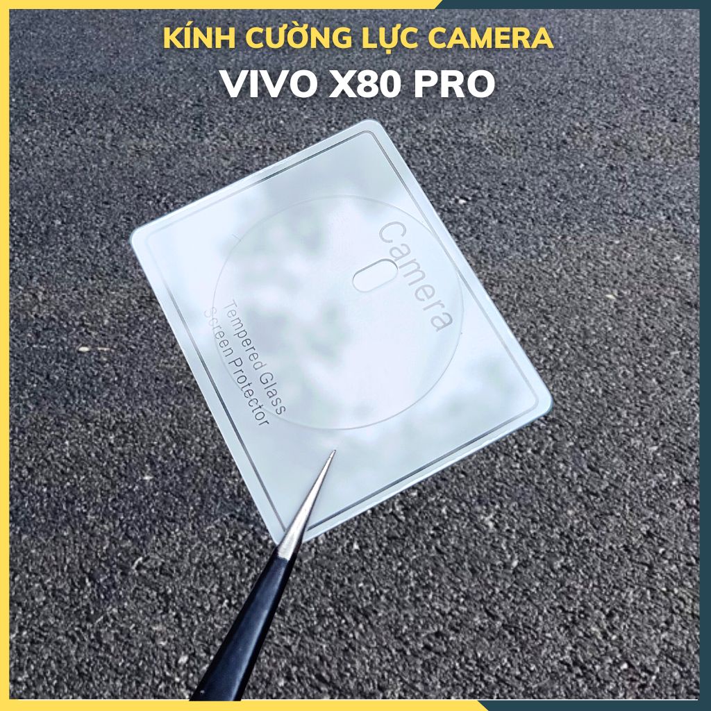 Kính cường lực Camera vivo x80 pro trong suốt chống trầy xướt giữ nguyên chất lượng hình ảnh - huỳnh tân store