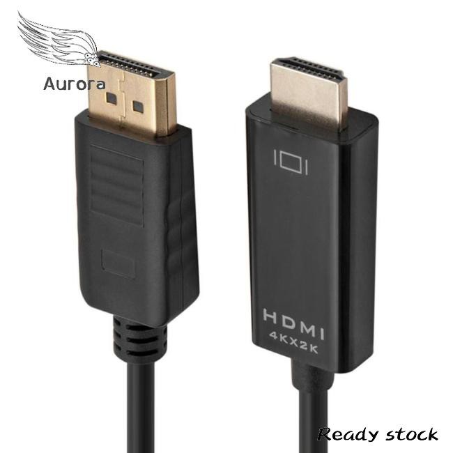 display hdmi Cáp Chuyển Đổi 1.8m Cổng Displayport Male Dp Sang Hdmi Cho Pc / Laptop / Máy Chiếu