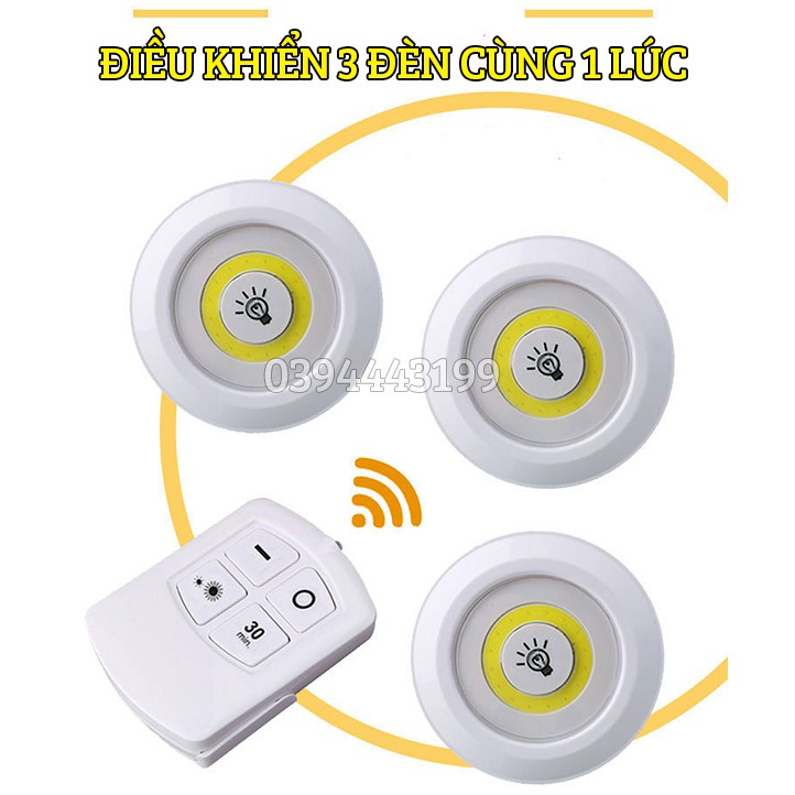 Đèn led dán tường trang trí có điều khiển ánh sáng trắng, vàng giá rẻ - Gắn tường chịu lực bóng siêu sáng