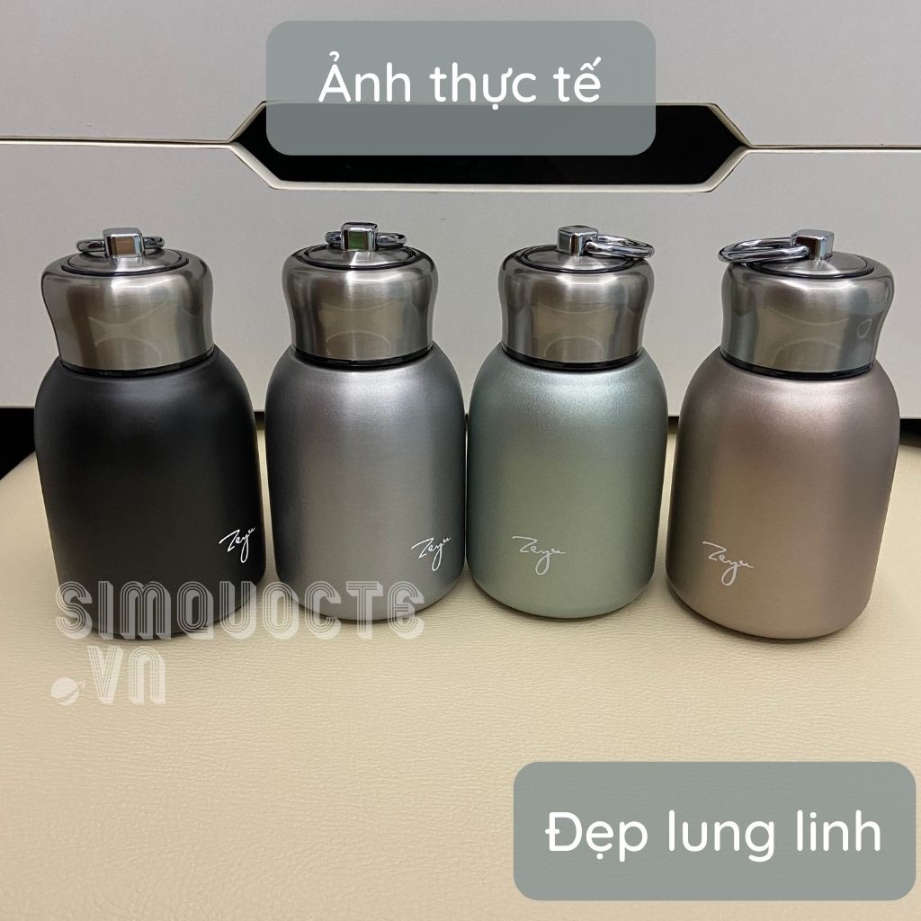 Bình giữ nhiệt thép không gỉ 300ml vintage