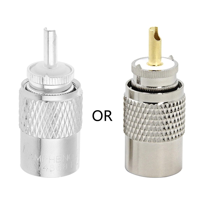 Kim Đồng Trục Đa Năng Fol PL259 UHF Male Sang RG8X RG59 RG8 Coaxial RF