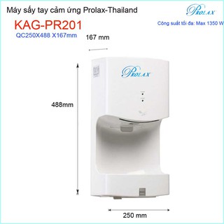 MÁY SẤY TAY CẢM ỨNG PROLAX KAG-PR201