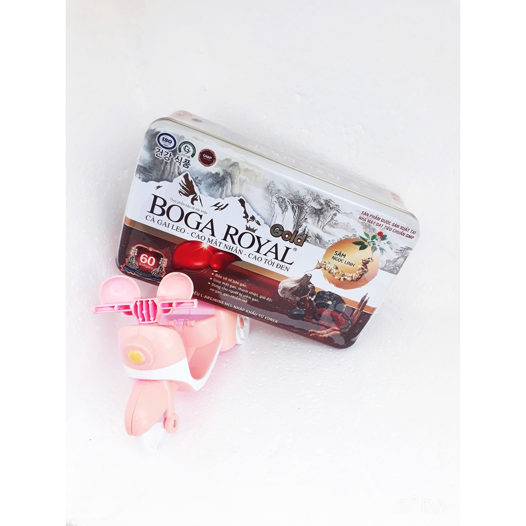 (CHÍNH HÃNG) Viên uống BOGA ROYAL giúp bảo vệ tế bào gan, mát gan, thanh nhiệt, giải độc