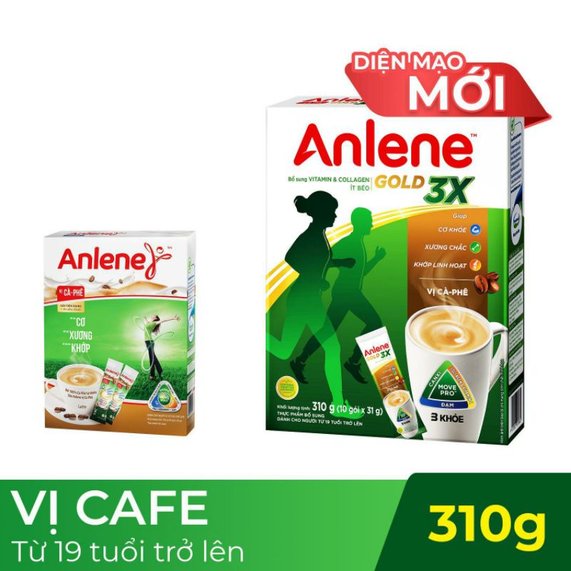 Sữa Bột Anlene Cà phê hộp 310g