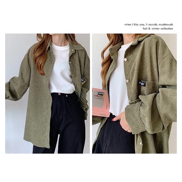 [FREESHIP-ẢNH THẬT] Sơ mi Hàn form rộng oversize MMuah | BigBuy360 - bigbuy360.vn