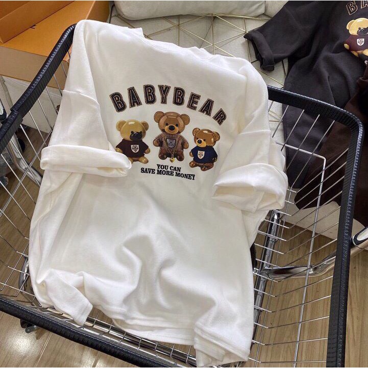 Áo thun tay lỡ nam nữ, áo phông unisex form rộng chất cotton mát mịn thấm hút mồ hôi in hình ngộ ngỉnh