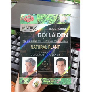 Gội Là Đen Matrix (10 gói x 25ml/hộp)