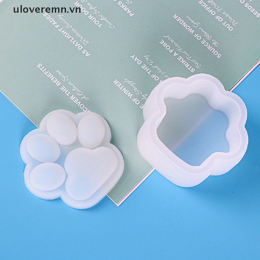 Khuôn Silicone Tạo Hình Móng Vuốt Mèo Làm Hộp Trang Sức DIY