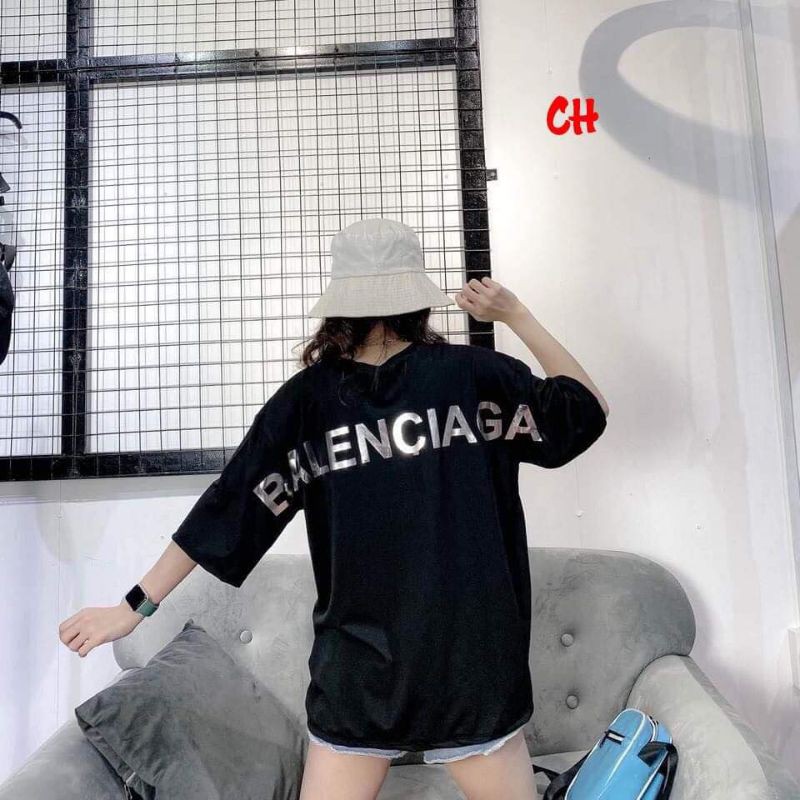 áo phông balenc tráng gương hot🤩unisex #freesize