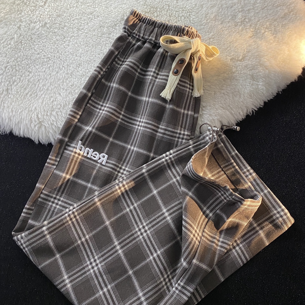 NRVP Quần thể thao lưng cao ống rộng size lớn thời trang cho nam và nữ