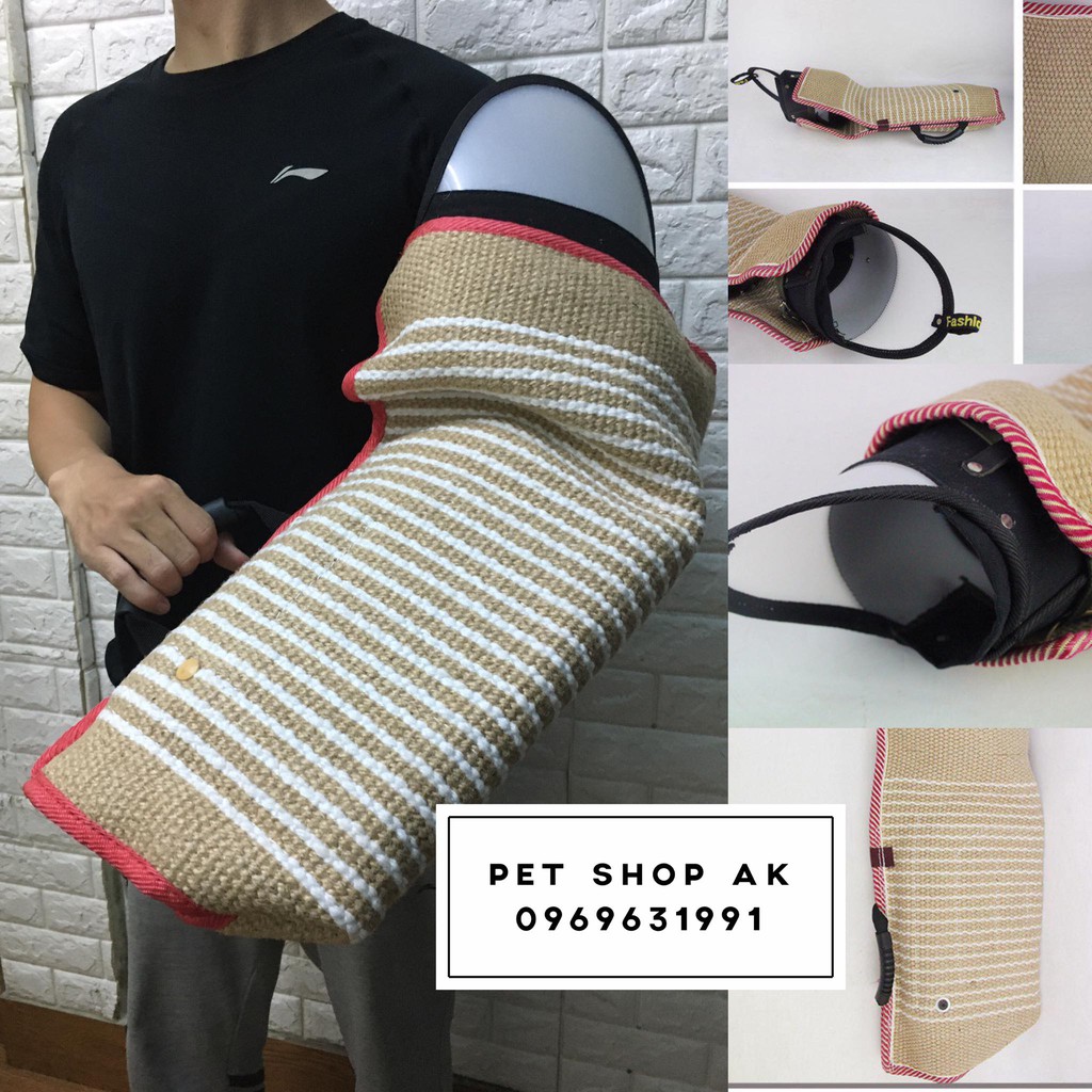 Bao tay huấn luyện chó cả tay 1 lớp