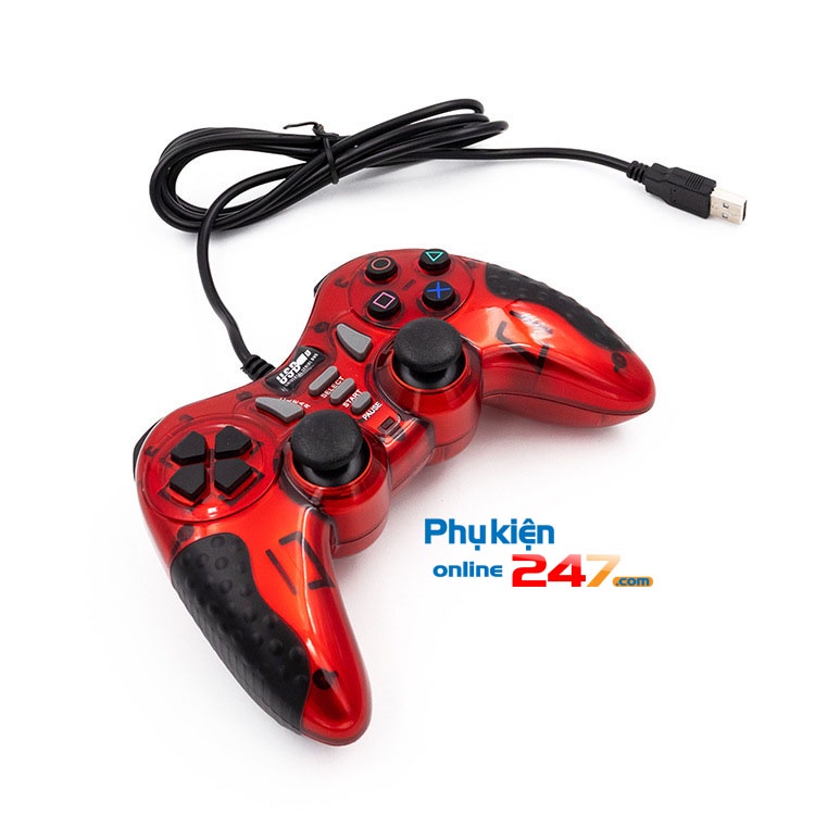 Tay cầm chơi game đơn rung cho PC, LAPTOP, Android TV Box