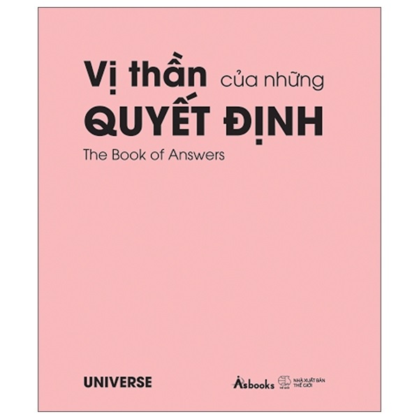 Sách - Vị Thần Của Những Quyết Định - The Book Of Answers - Bản Bìa Hồng