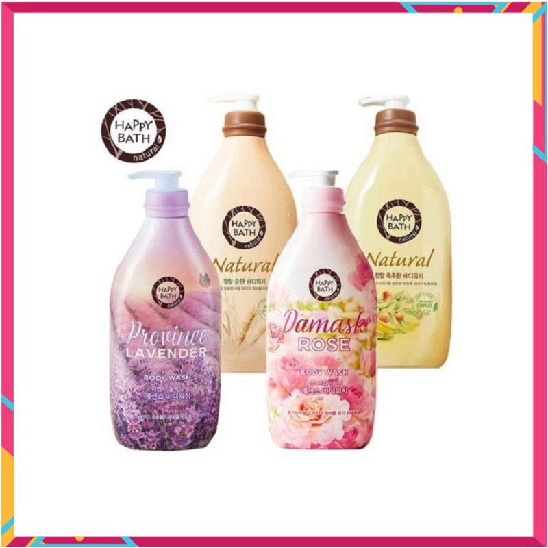 [ Hàng Chuẩn ] Sữa Tắm Happy Bath Hàn Quốc, Chai 900ml, Giúp Da Của Bạn Luôn Trắng Sáng Mịn Màng