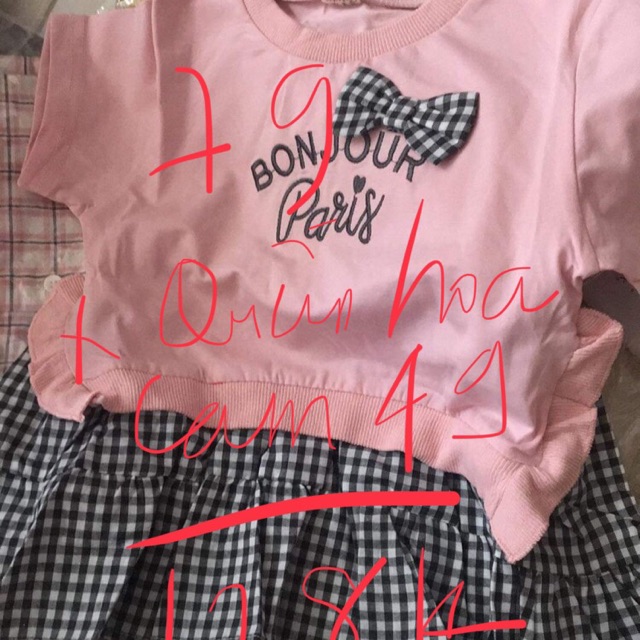 Sét bộ hè bé gái