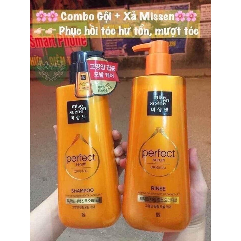 Cặp dầu gội xả Missen Hàn Quốc 680ml | BigBuy360 - bigbuy360.vn