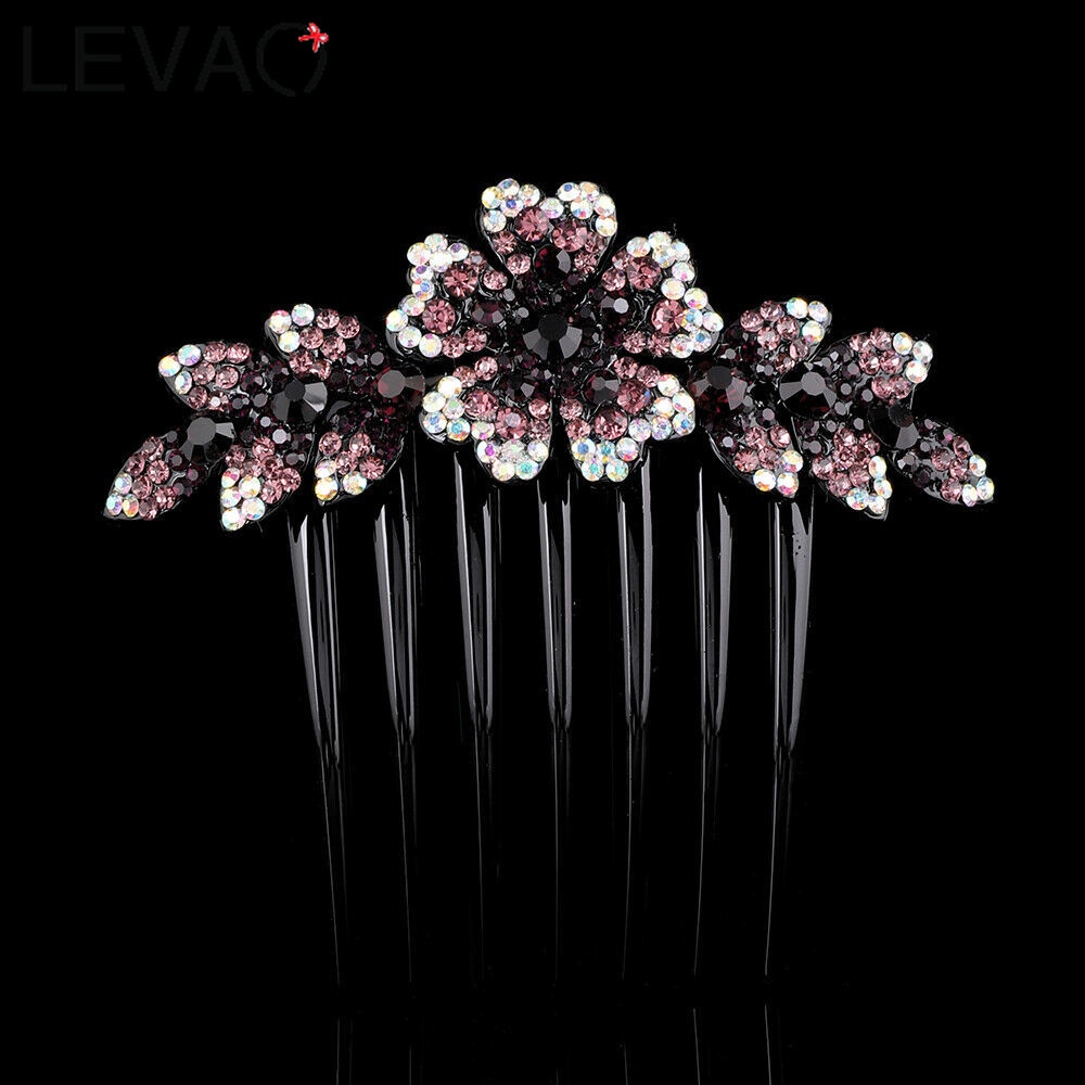 Kẹp Tóc Đính Hoa Pha Lê Xinh Xắn