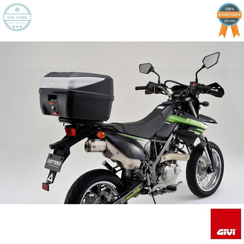 [THÔNG DỤNG] Thùng đựng đồ xe máy Givi B32N Bold 32Lít Monolock System Technology Tặng đế đệm Hàng chính hãng