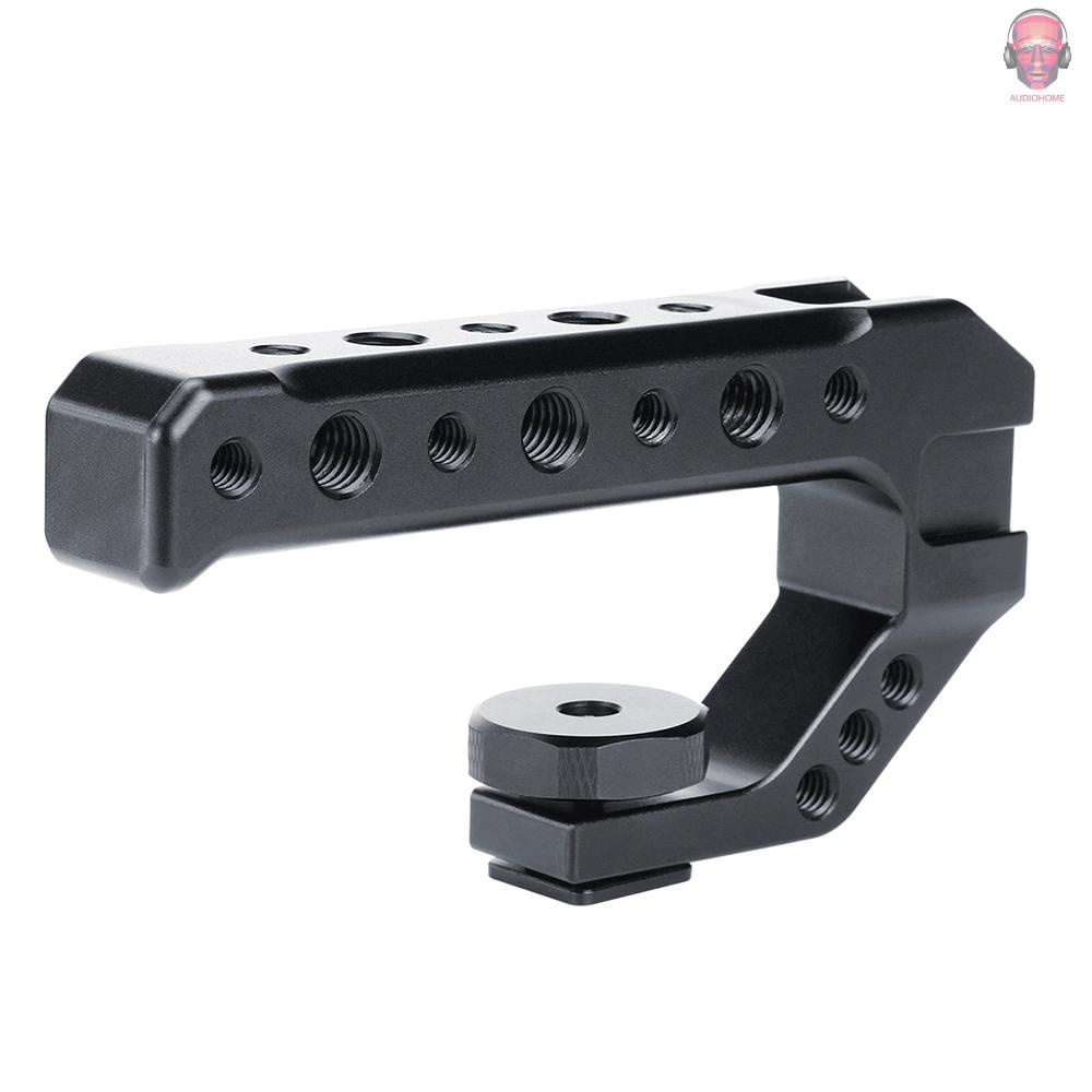 Tay Cầm Máy Ảnh Bằng Hợp Kim Nhôm UURig R005 Lỗ Vít 1/4 Inch 3/8 Inch 3 Lỗ Thông Dụng