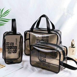 [Mẫu 2022]  Sét 3 Túi Đựng đồ tiện ích, đựng mỹ phẩm, đựng đồ đi du lịch trong suốt, chống nước