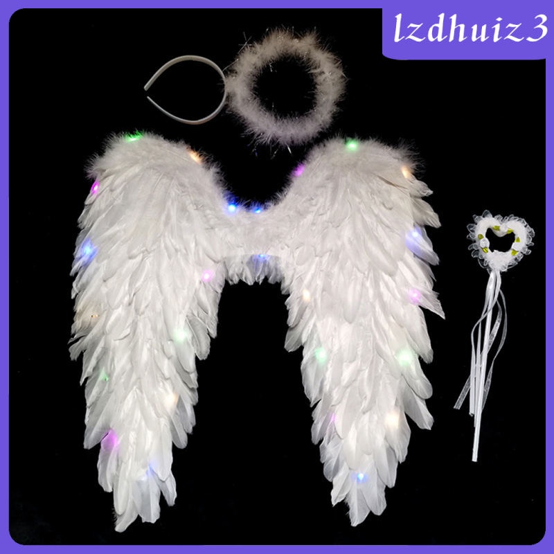 Cánh Thiên Thần Lông Vũ Hóa Trang Halloween / Giáng Sinh / Nhảy Múa / lzdhuiz3