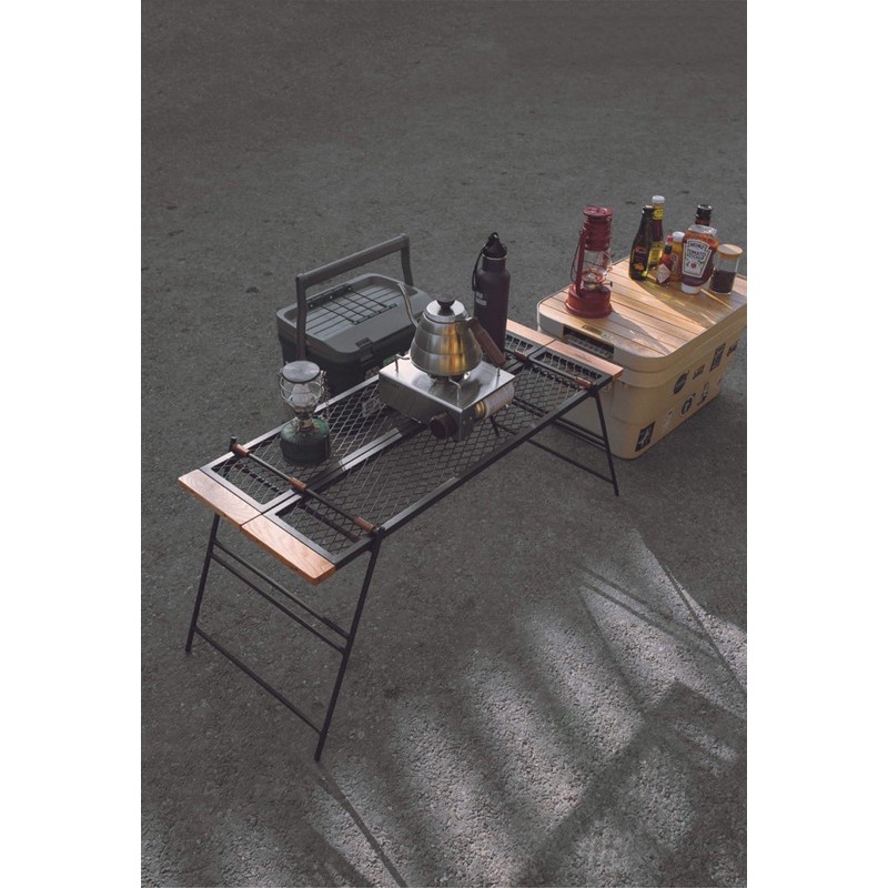 Bàn dã ngoại sắt lắp ráp Camping Enjoy Nature | BigBuy360 - bigbuy360.vn