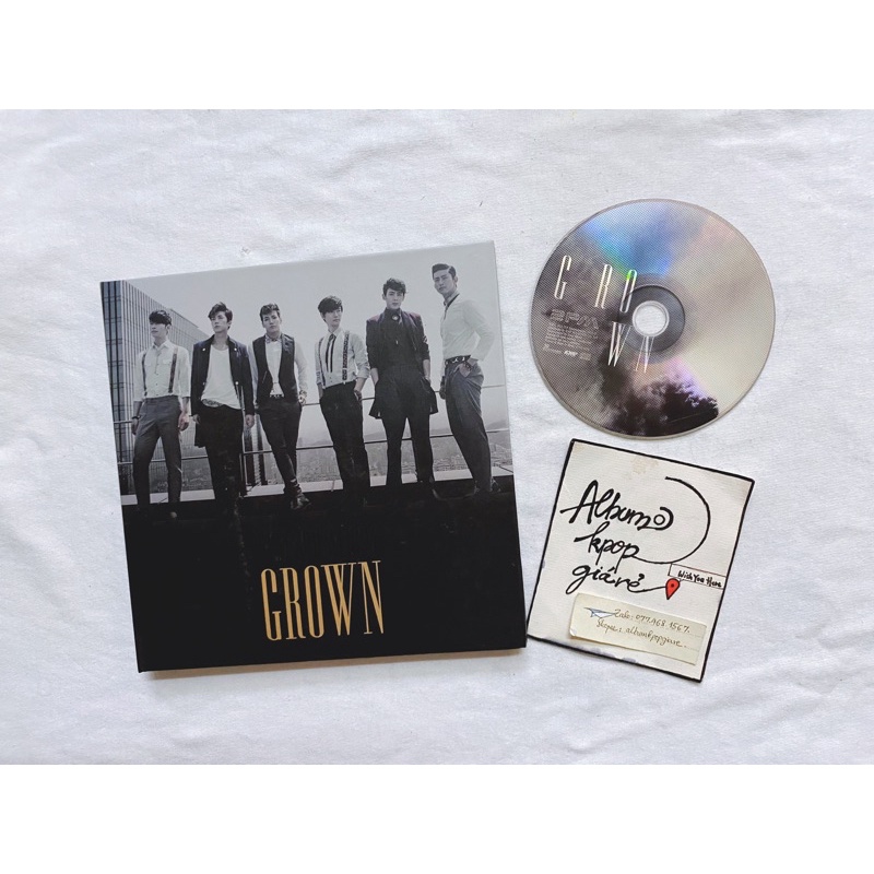 2PM mini album Grown không bao gồm photocard