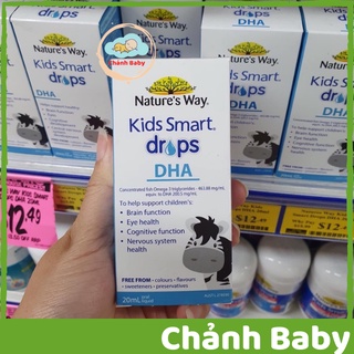 Date 2022 - dha dạng giọt nature's way kids smart drops - chai 20ml