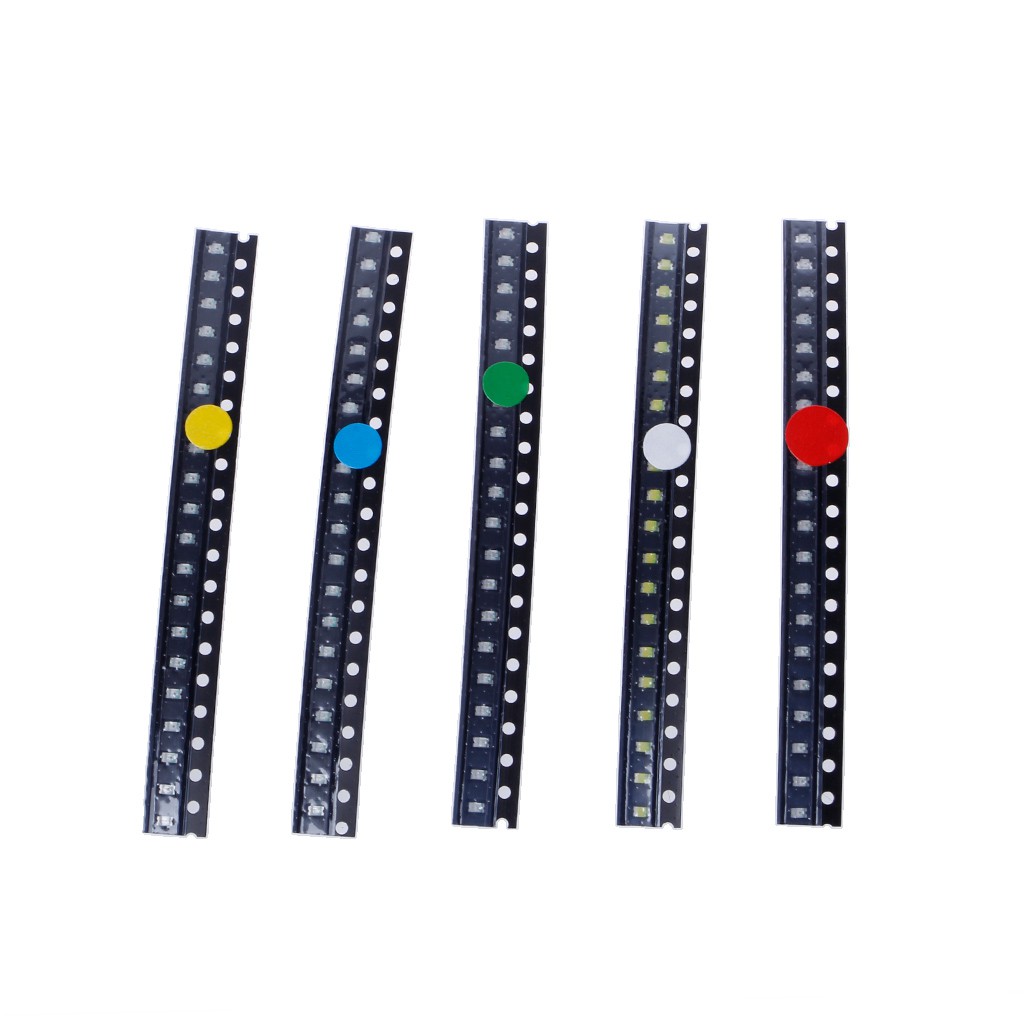 Set 100 dải đèn SMD 0805 LED 5 màu chất lượng cao