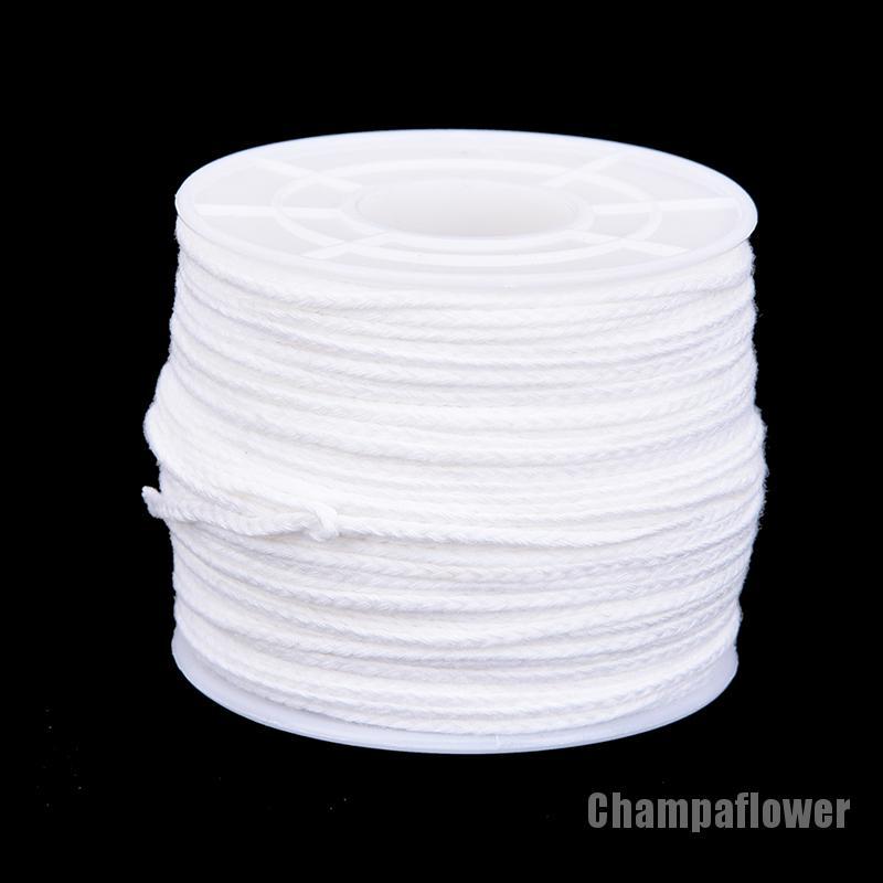 Cuộn dây cotton vuông 61mx2.5mm làm nến chuyên dụng