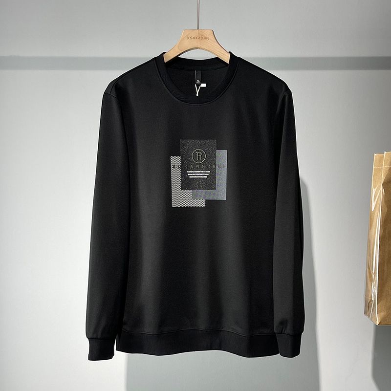 Áo thun nam dài tay cổ tròn chất thun da cá mềm mịn phong cách hàn, mẫu áo dài tay nam thời trang thu đông