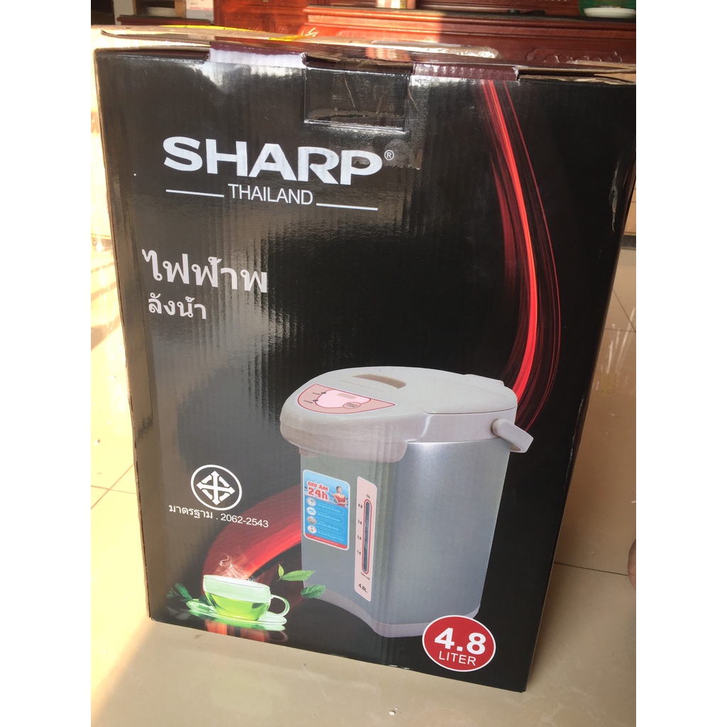 Bình thủy điện phích điện Sharp 4.8L KS-239, Hàng Chính Hãng,  Bảo Hành 12 tháng