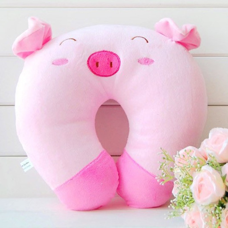 Gối cổ chữ U hình mèo dễ thương dùng cho văn phòng hay đi du lịch