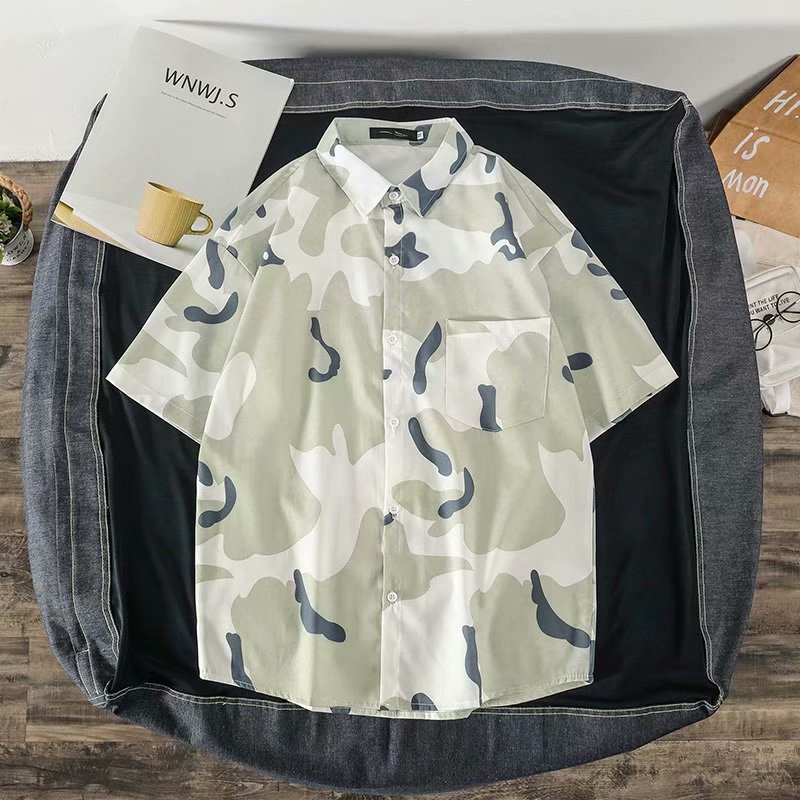 Áo Thun Tay Ngắn Dáng Rộng In Họa Tiết Thời Trang Mùa Hè Mới Phong Cách Hip Hop Size M-3XL Cho Nam