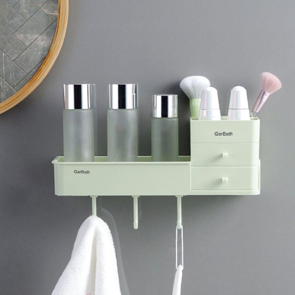 Kệ Đựng Đồ Dùng Nhà Tắm Gắn Tường Kèm Ngăn Kéo Tiện Dụng