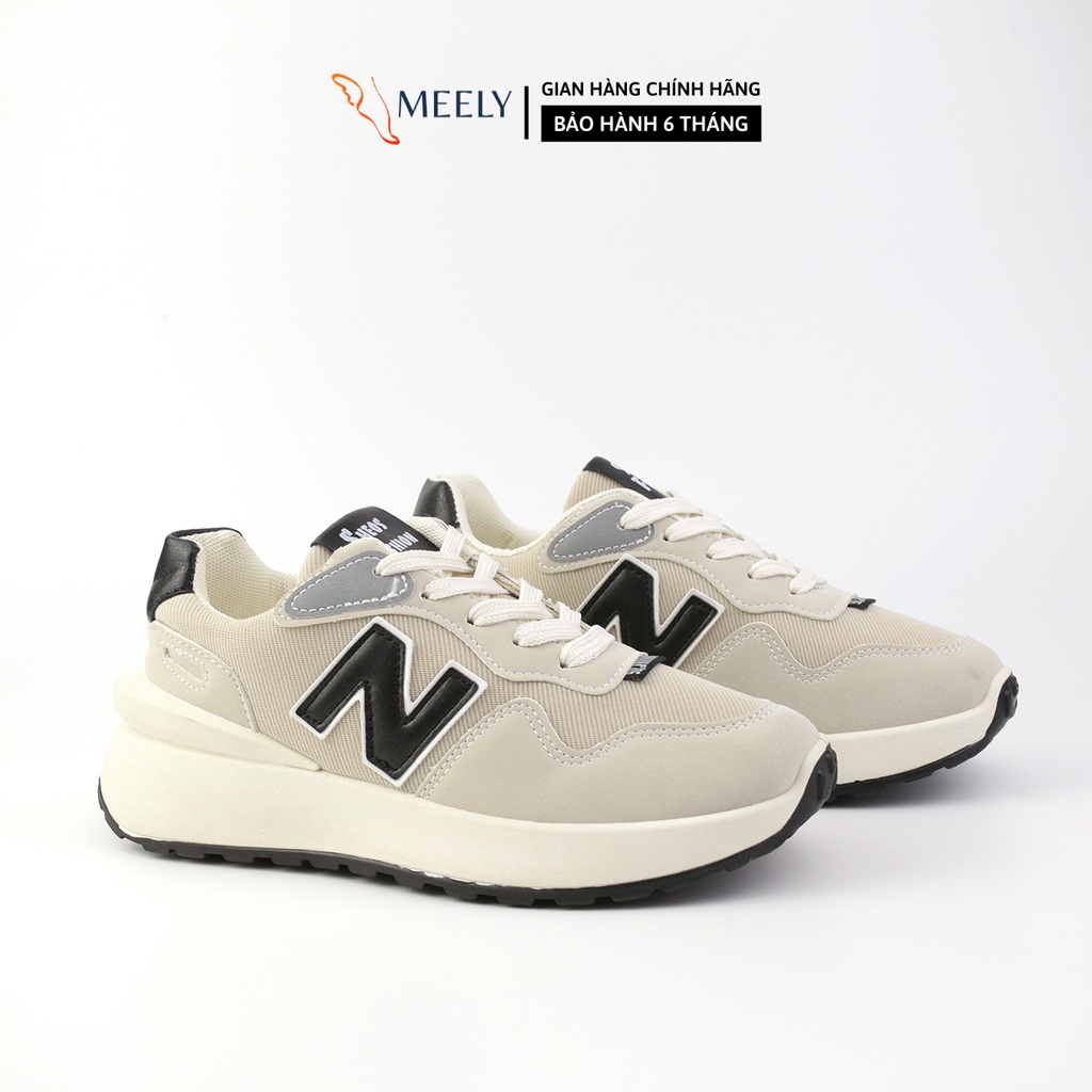 Giày Thể Thao Nữ Độn Đế MEELY Sneaker Ulzzang Tôn Dáng Chữ N - N66