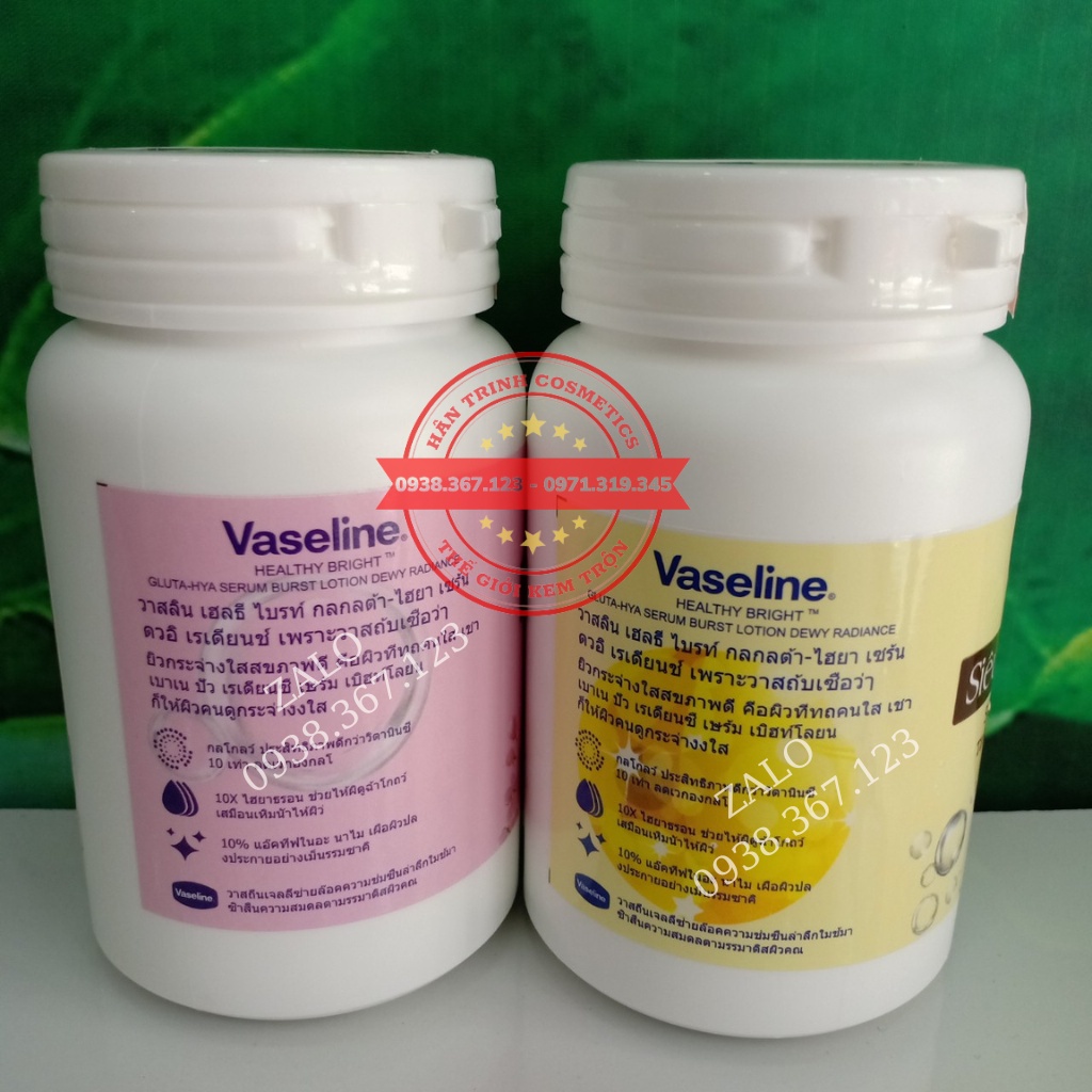 Kem Kích Trắng Vaseline, Kem Kích Trắng Body Mạnh Gấp 10 Lần Hủ 250g - Mỹ Phẩm Hân Trinh