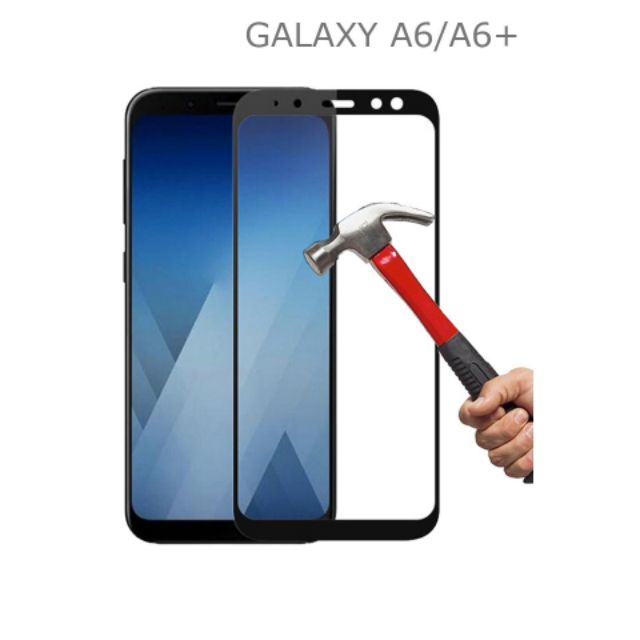 Kính Cường lực 5D full màn full keo Samsung A6/ A6+ 2018